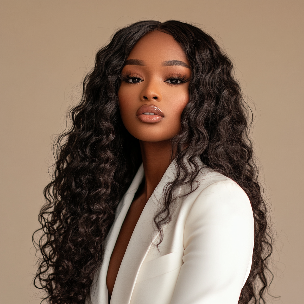 HD Deep Wave Lace Closure Wigs