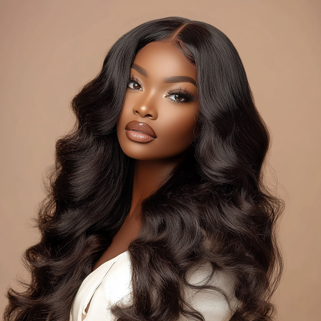 HD Wavy Lace Closure Wigs